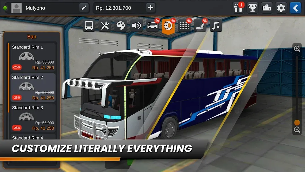 Bus Simulator Indonesia (Бус Симулятор Индонезия)  [МОД Меню] Screenshot 3