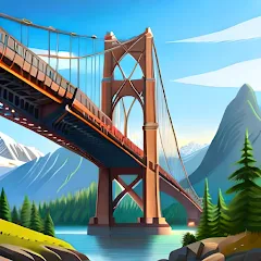 Скачать взломанную Bridgezz: Bridge Construction (Бриджзз)  [МОД Много монет] - последняя версия apk на Андроид