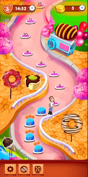 Candy Blast : candy love (Кэнди Бласт)  [МОД Много денег] Screenshot 4