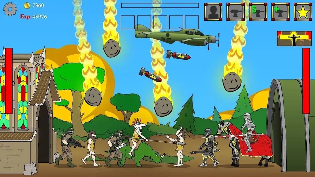 Age of War (Эйдж оф Вор)  [МОД Бесконечные деньги] Screenshot 1