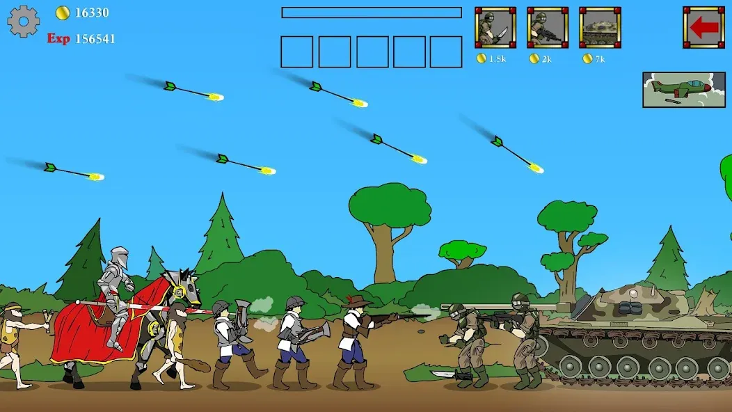 Age of War (Эйдж оф Вор)  [МОД Бесконечные деньги] Screenshot 3