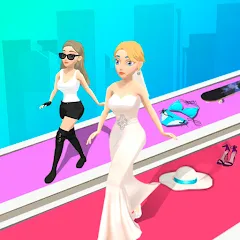 Взломанная Fashion Battle - Catwalk Queen  [МОД Много монет] - полная версия apk на Андроид