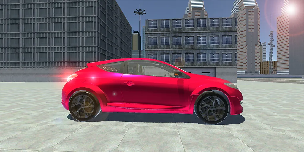 Megane Drift Simulator (Мегане Дрифт Симулятор)  [МОД Unlocked] Screenshot 3