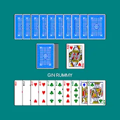 Скачать взлом Gin Rummy (Джин Рамми)  [МОД Много монет] - последняя версия apk на Андроид