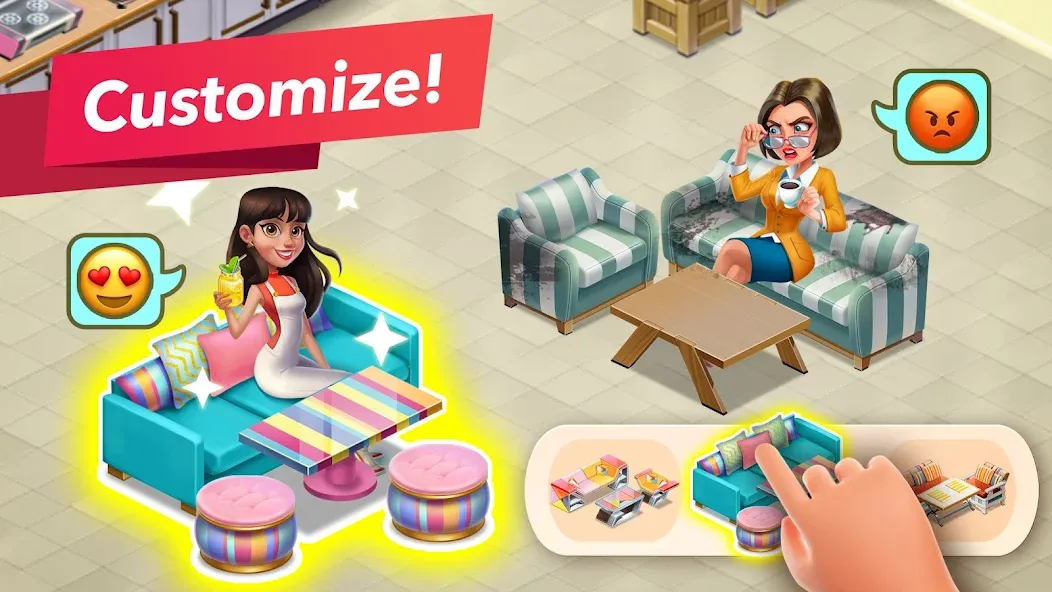 My Cafe — Restaurant Game  [МОД Unlimited Money] Screenshot 4