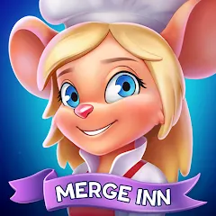 Скачать взломанную Merge Inn - Cafe Merge Game (Мердж Инн)  [МОД Меню] - полная версия apk на Андроид