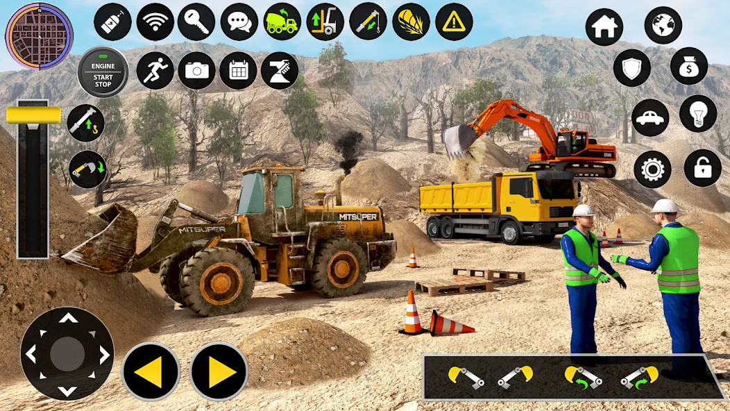 Construction Excavator Game 3D  [МОД Бесконечные монеты] Screenshot 5