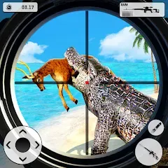 Скачать взлом Crocodile Hunting Animal Games (Крокодил Охота Игры с животными)  [МОД Бесконечные деньги] - полная версия apk на Андроид