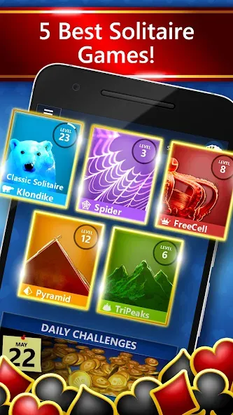 Microsoft Solitaire Collection (Майкрософт Солитер Коллекшн)  [МОД Mega Pack] Screenshot 1