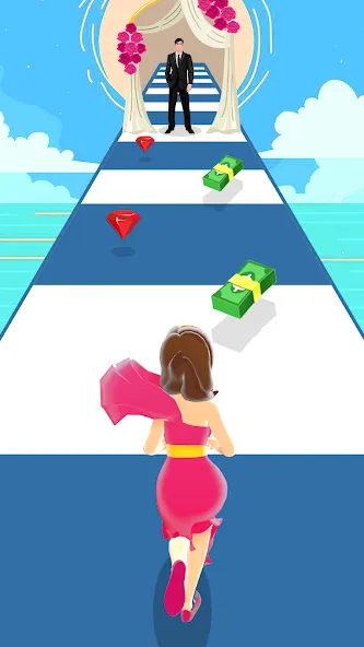 Girl Run 3D - Fun Running Game (девушка бежит)  [МОД Unlimited Money] Screenshot 4