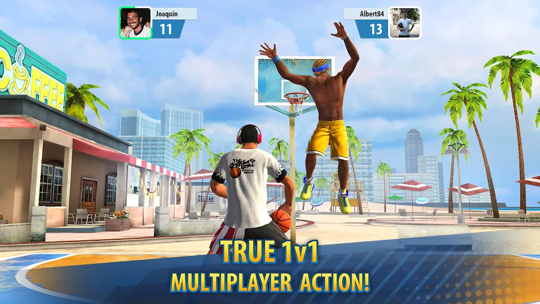 Basketball Stars: Multiplayer (Баскетбол Старс)  [МОД Mega Pack] Screenshot 2