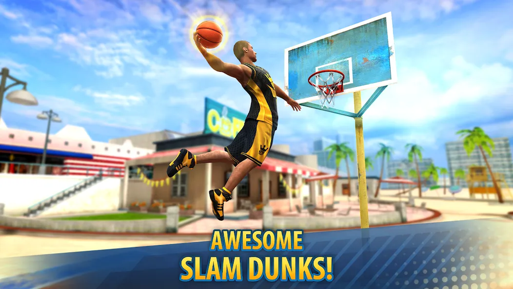 Basketball Stars: Multiplayer (Баскетбол Старс)  [МОД Mega Pack] Screenshot 3