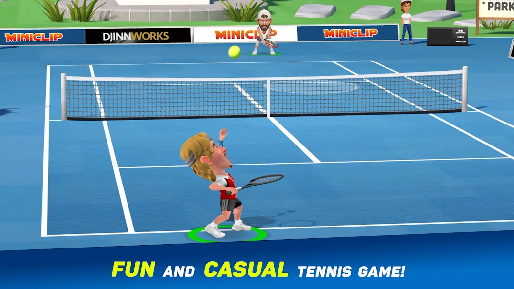 Mini Tennis: Perfect Smash (Мини Теннис)  [МОД Все открыто] Screenshot 1