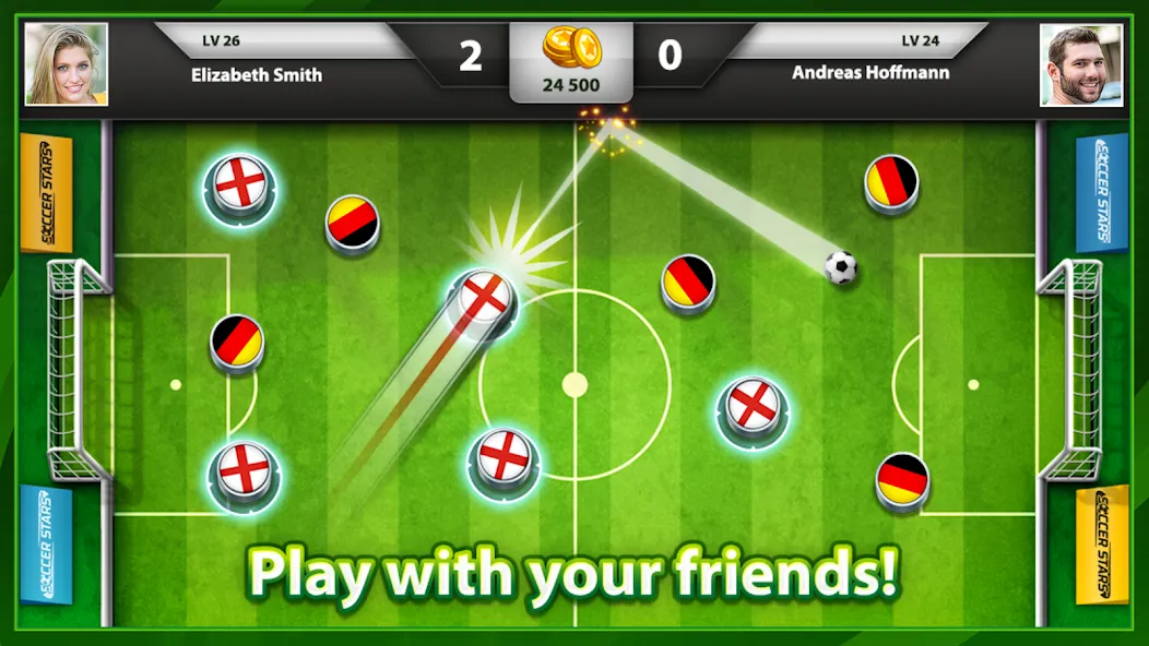 Soccer Stars: Football Games (ок Старс)  [МОД Unlimited Money] Screenshot 1