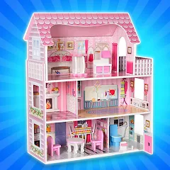 Скачать взломанную Girl Doll House Design & Clean  [МОД Бесконечные монеты] - полная версия apk на Андроид