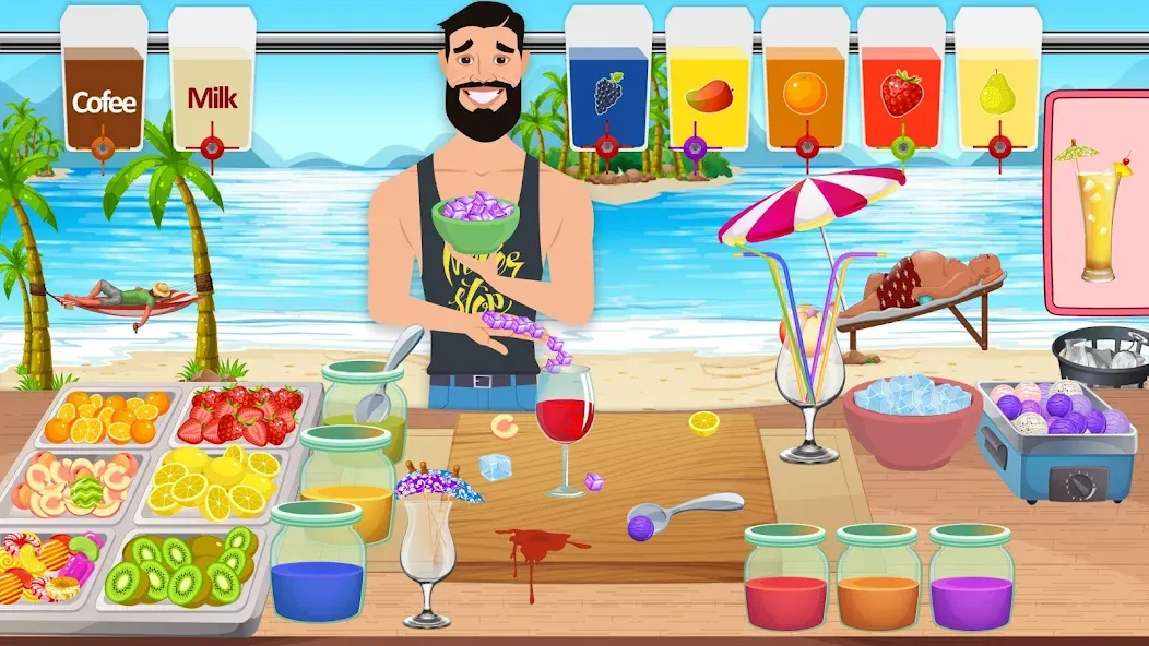 Boba cocktail:DIY recipe games  [МОД Много монет] Screenshot 5