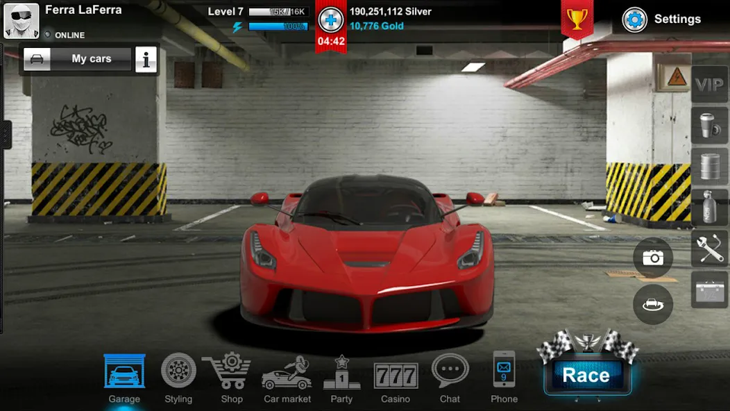 Tuner Life Online Drag Racing (Тюнер Лайф)  [МОД Меню] Screenshot 3