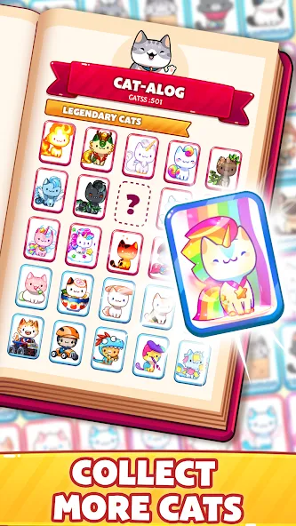 Cat Game - The Cats Collector!  [МОД Бесконечные деньги] Screenshot 4