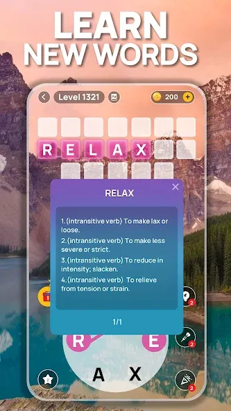 Word Scenery: Crossword (Ворд Трип)  [МОД Все открыто] Screenshot 3