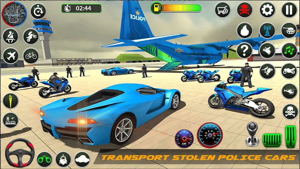 Police Game – Police Car Game  [МОД Mega Pack] Screenshot 1