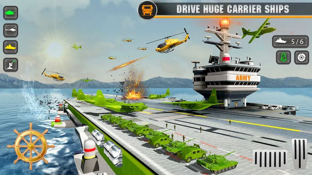 Army Transport Military Games  [МОД Все открыто] Screenshot 5