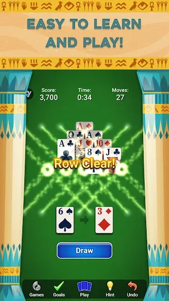 Pyramid Solitaire - Card Games (Пирамида Солитер)  [МОД Mega Pack] Screenshot 4