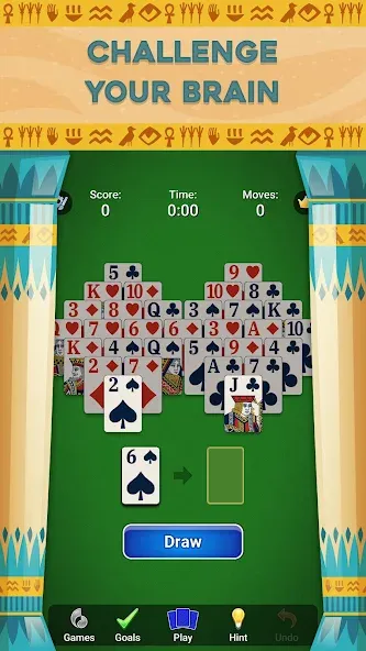 Pyramid Solitaire - Card Games (Пирамида Солитер)  [МОД Mega Pack] Screenshot 5