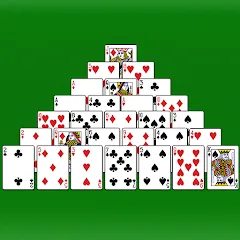 Скачать взломанную Pyramid Solitaire - Card Games (Пирамида Солитер)  [МОД Mega Pack] - полная версия apk на Андроид