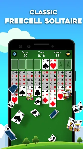 FreeCell Solitaire: Card Games (Фрицелл пасьянс)  [МОД Menu] Screenshot 1