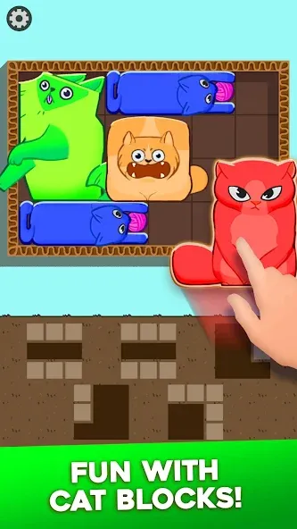 Block Puzzle Cats (Блок Пазл Кошки)  [МОД Меню] Screenshot 1