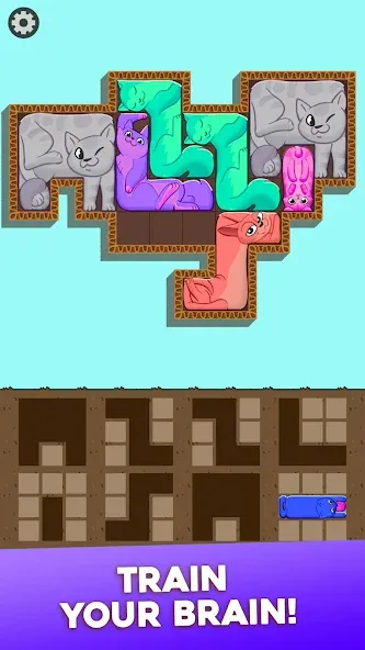 Block Puzzle Cats (Блок Пазл Кошки)  [МОД Меню] Screenshot 4