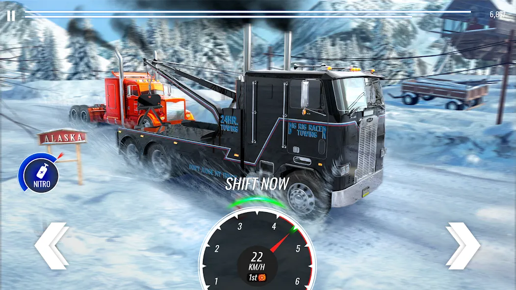 Big Rig Racing: Drag racing (Биг Риг Рейсинг)  [МОД Много денег] Screenshot 2