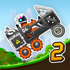 Скачать взломанную Rovercraft 2: Race a space car (Роверкрафт 2)  [МОД Все открыто] - полная версия apk на Андроид