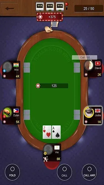 Texas holdem poker king  [МОД Menu] Screenshot 4