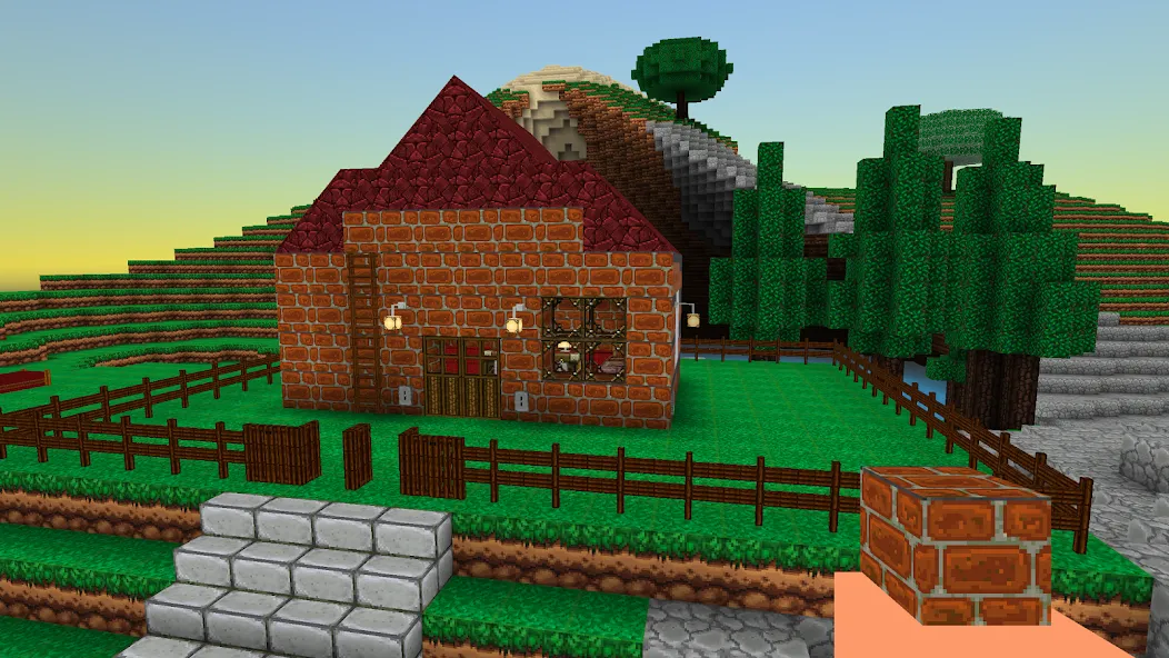 BlockBuild Craft a Dream World (БлокБилд Крафт мира мечты)  [МОД Много денег] Screenshot 2