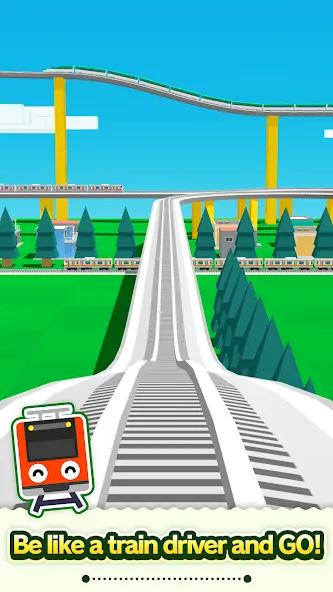 Train Go - Railway Simulator (Трэйн Го)  [МОД Unlocked] Screenshot 2