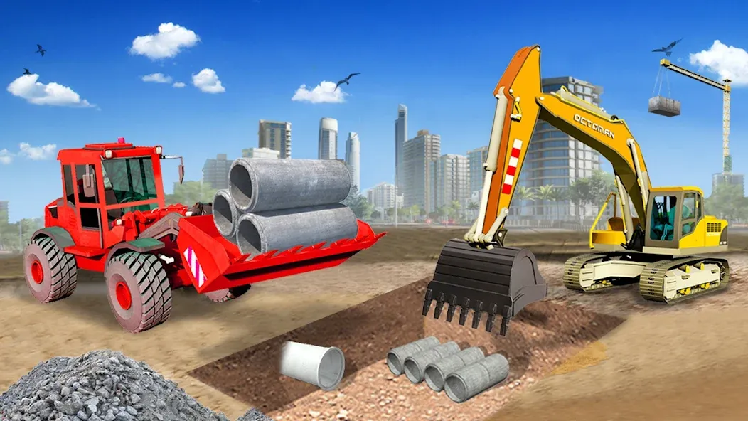 Heavy Construction Simulator  [МОД Mega Pack] Screenshot 4