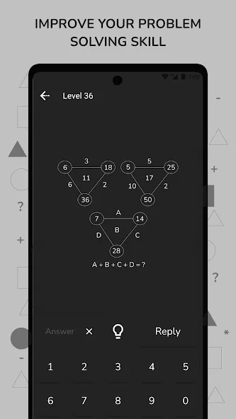 Math Puzzle & Brain Riddles  [МОД Menu] Screenshot 5