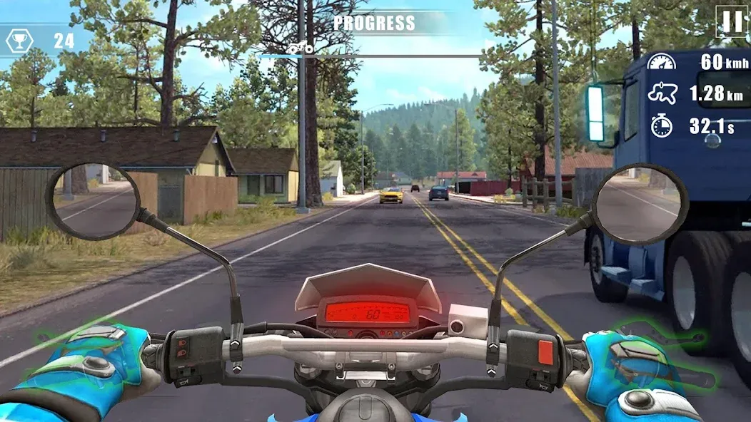 Moto Bike Race : Driving Car (Мото Байк Рейс)  [МОД Unlimited Money] Screenshot 1