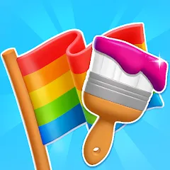 Взлом Flag Painters (Флаг Пэйнтерс)  [МОД Unlimited Money] - последняя версия apk на Андроид