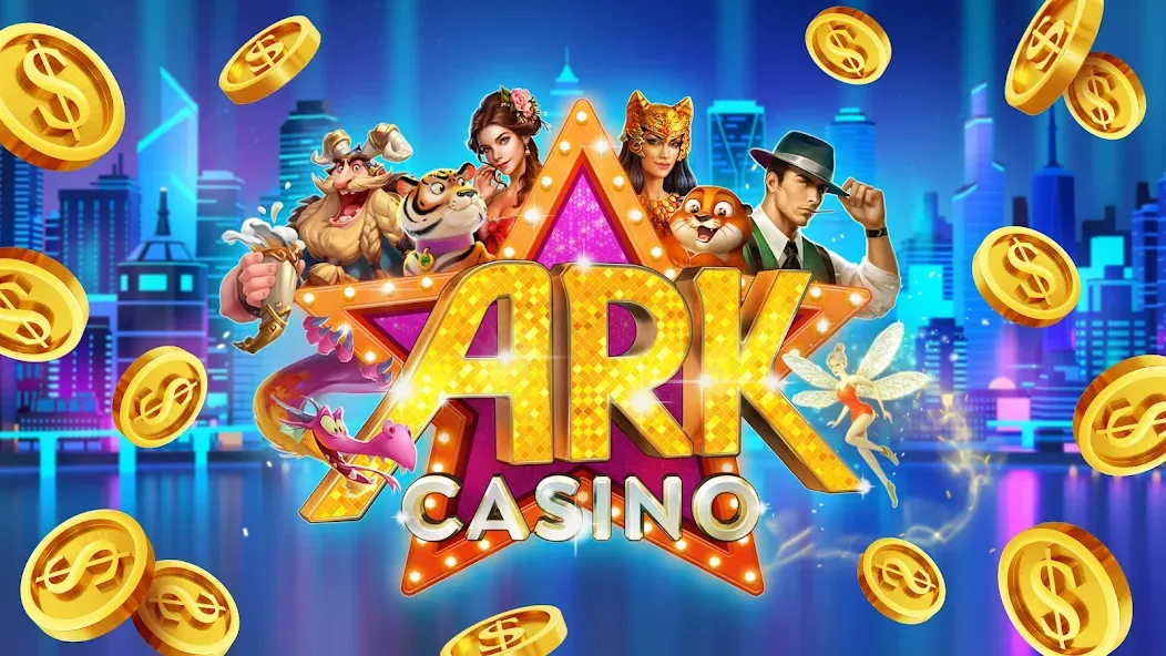 ARK Casino - Vegas Slots Game (АРК Казино)  [МОД Бесконечные деньги] Screenshot 1