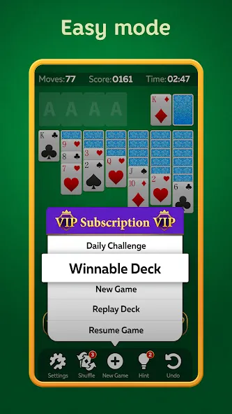 Solitaire Play - Card Klondike (Солитер Плей)  [МОД Бесконечные деньги] Screenshot 4