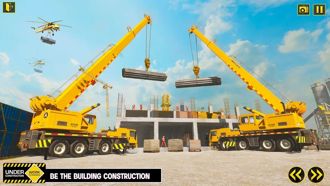 Excavator Simulator Crane Game (Экскаватор Симулятор Кран Игра)  [МОД Unlocked] Screenshot 4