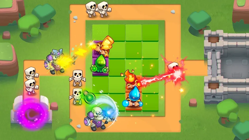 Rush Royale: Tower Defense TD (Раш Рояль)  [МОД Много денег] Screenshot 1