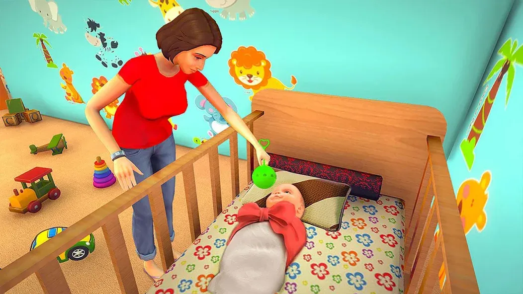 Virtual Pregnant Mom Baby Care (Виртуальная беременная мама Уход за младенцем)  [МОД Меню] Screenshot 4