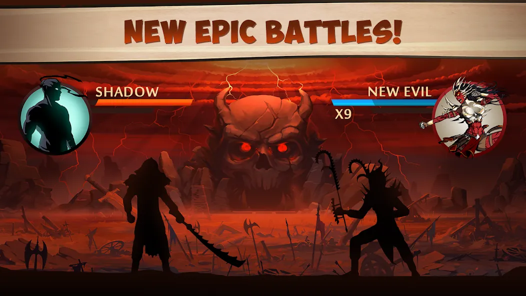 Shadow Fight 2 (Шэдоу Файт 2)  [МОД Бесконечные монеты] Screenshot 1