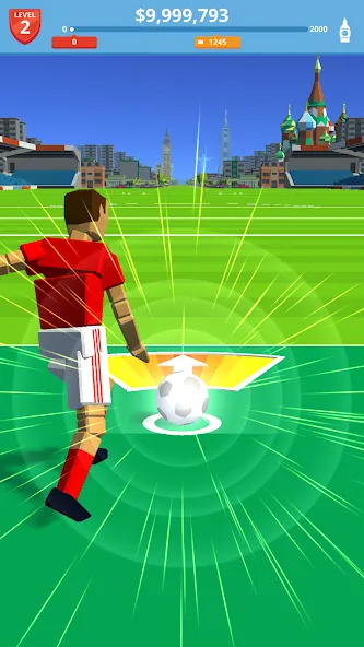 Soccer Kick (Сокер Кик)  [МОД Бесконечные деньги] Screenshot 1