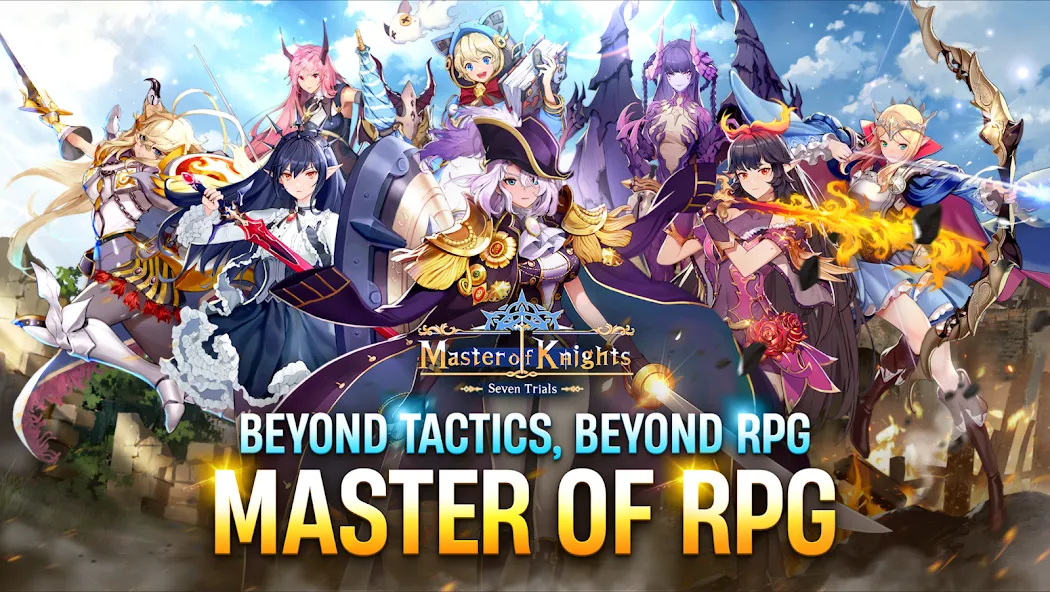 Master of Knights- Tactics RPG (Мастер оф Найтс)  [МОД Бесконечные монеты] Screenshot 3