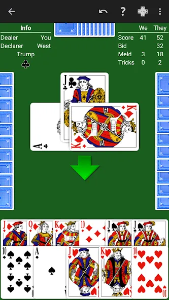 Pinochle - Expert AI (Пиночле)  [МОД Много денег] Screenshot 1