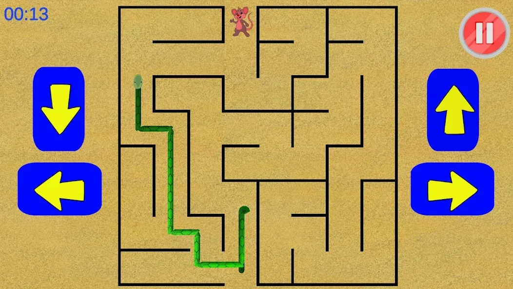 Snake Maze game (Змеиная лабиринтная игра)  [МОД Меню] Screenshot 4